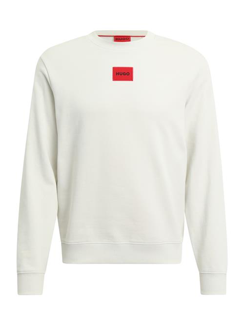 HUGO Sweatshirt 'Diragol212'  rød / sort / naturhvid