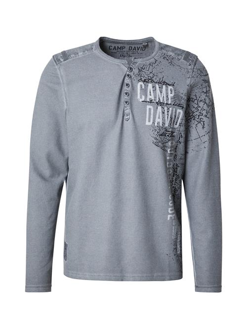 CAMP DAVID Bluser & t-shirts  grå / sort / hvid