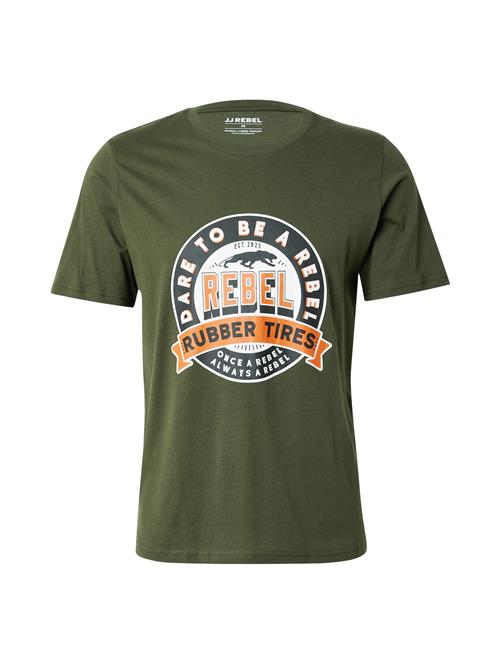 JJ Rebel Bluser & t-shirts 'JREBCASPER'  antracit / kiwi / orange / hvid