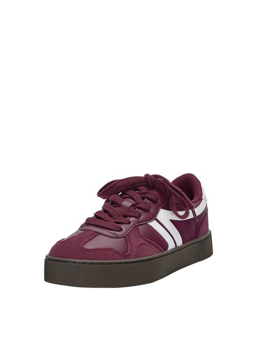 Pull&Bear Sneaker low  grenadine / hvid