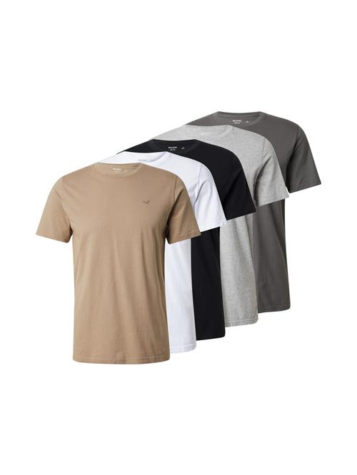 HOLLISTER Bluser & t-shirts  beige / mørkegrå / grå-meleret / sort / hvid