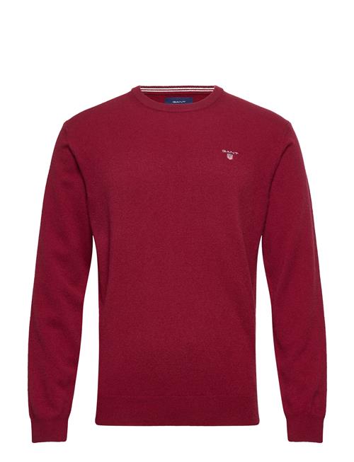 GANT Superfine Lambswool Crew GANT Burgundy