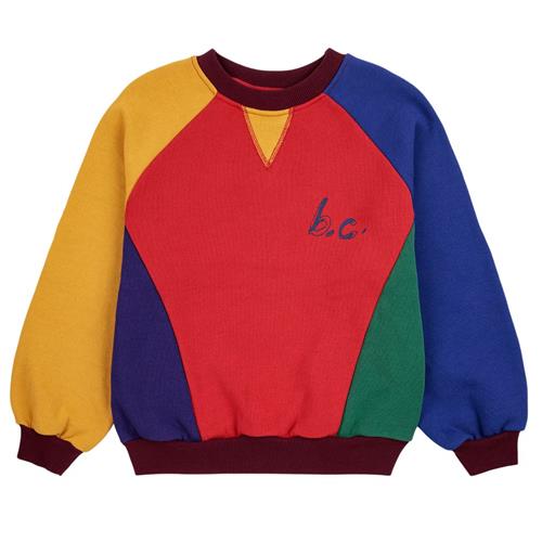 Bobo Choses Color Block Sweatshirt Multicolor | Rød | 2-3 years