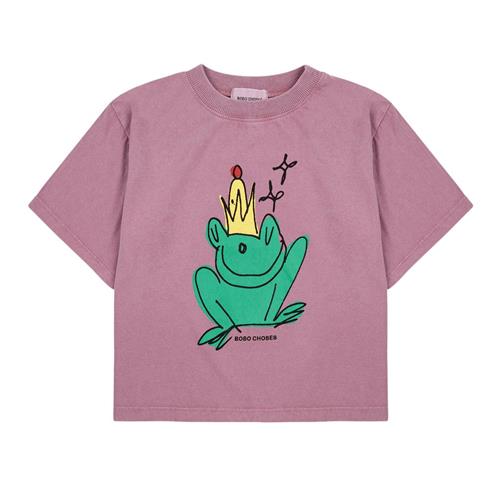 Bobo Choses Enchanted Frog short sleeve T-shirt PINK Fortryllet frø T-shirt Pink | Lyserød | 8-9 years