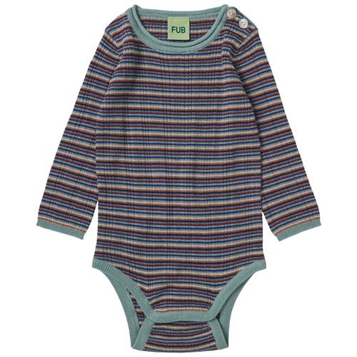 FUB Baby Rib Krop Multi Stripe | Lilla | 68 cm