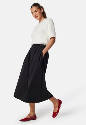 BUBBLEROOM Pocket Midi Skirt  Black XL