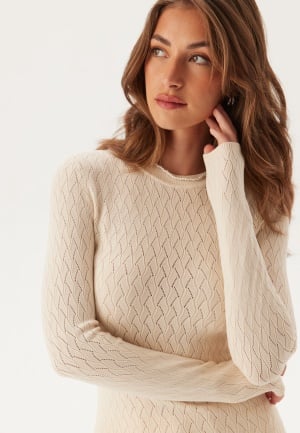 SELECTED FEMME Slfcabala Ls Knit O-neck Birch M