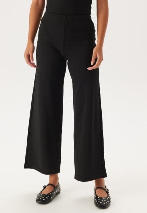 Se VERO MODA Vmberlin Zamira Mw Wide Pant Black L/32 ved Bubbleroom