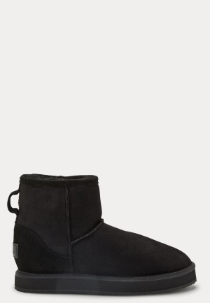 Shepherd Paris Sheepskin Boots Black 36