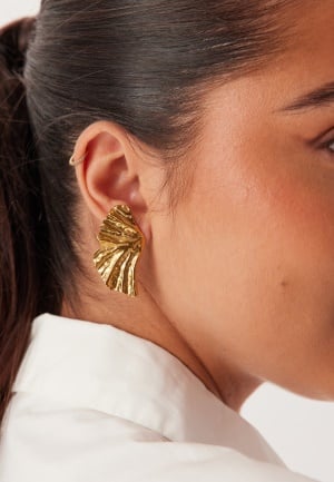 BY JOLIMA Feather Earring Gold Gold Onesize