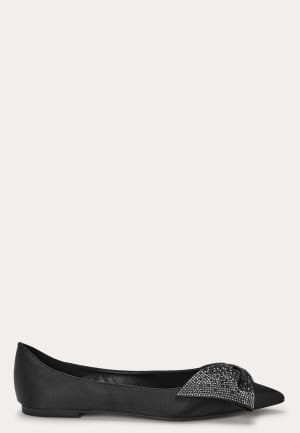 Se Steve Madden Magi Ballerinas Black Satin 41 ved Bubbleroom