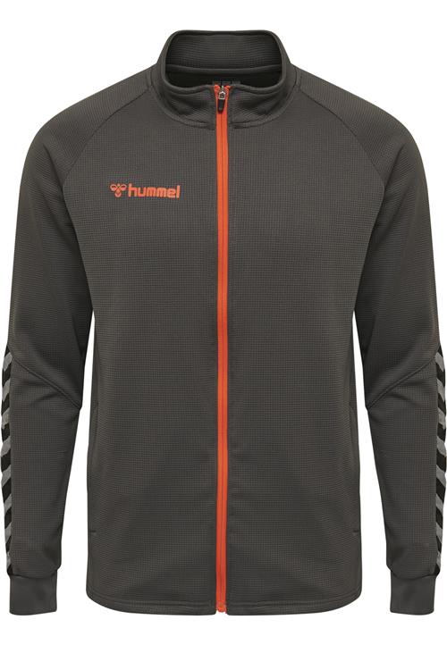 Hummel Sportsjakke 'Authentic'  grå / mørkegrå / orange / sort