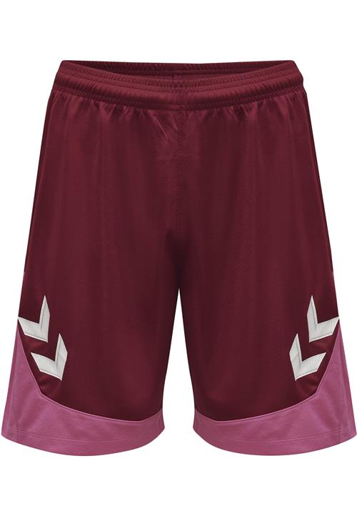 Hummel Sportsbukser 'Lead Poly'  pink / vinrød / hvid