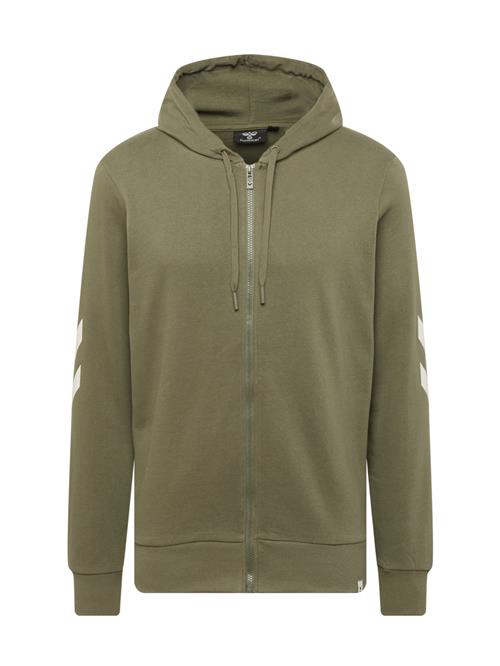 Hummel Sportssweatjakke 'Legacy'  khaki / hvid