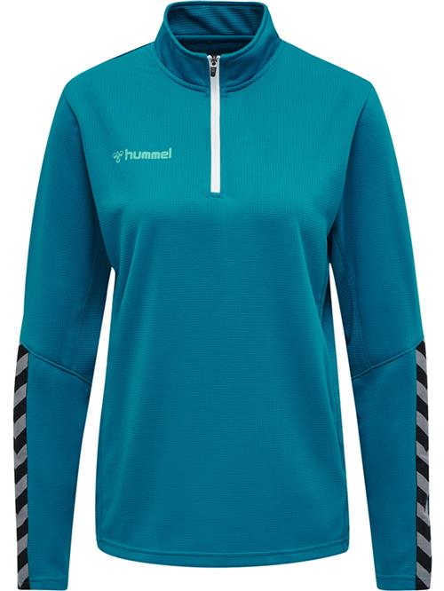 Hummel Sportsweatshirt  cyanblå / grå / sort