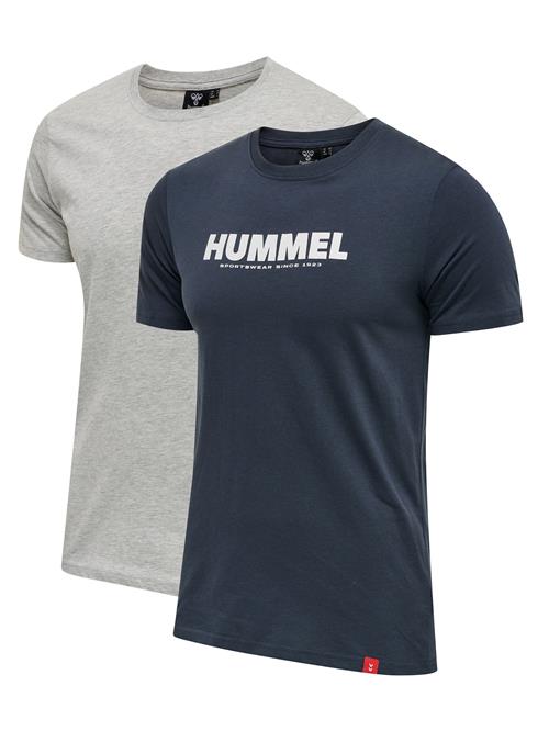 Hummel Funktionsskjorte 'LEGACY'  navy / grå-meleret / hvid