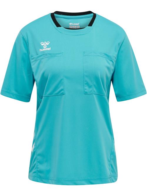 Hummel Funktionsbluse  aqua / sort / hvid