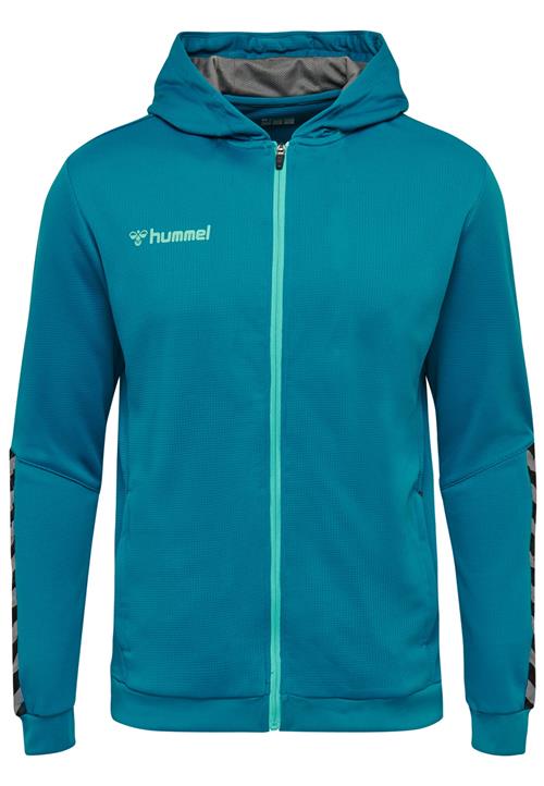 Hummel Sportssweatjakke 'Poly'  turkis / grå / petroleum / sort