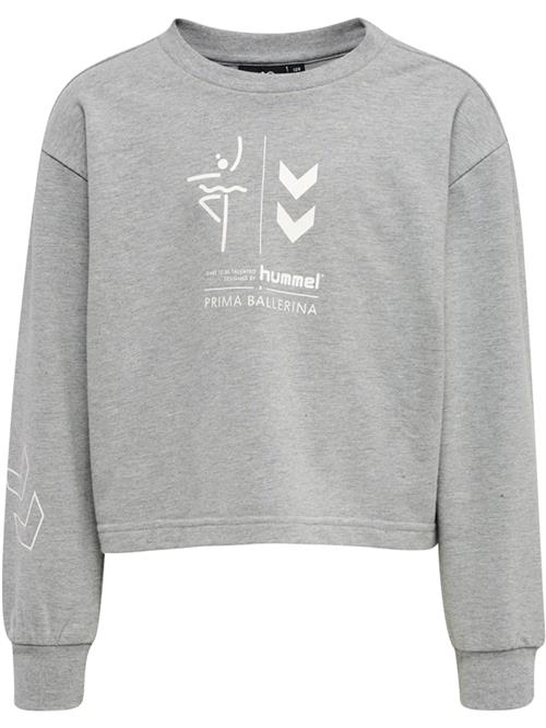 Hummel Sportsweatshirt  grå-meleret / hvid