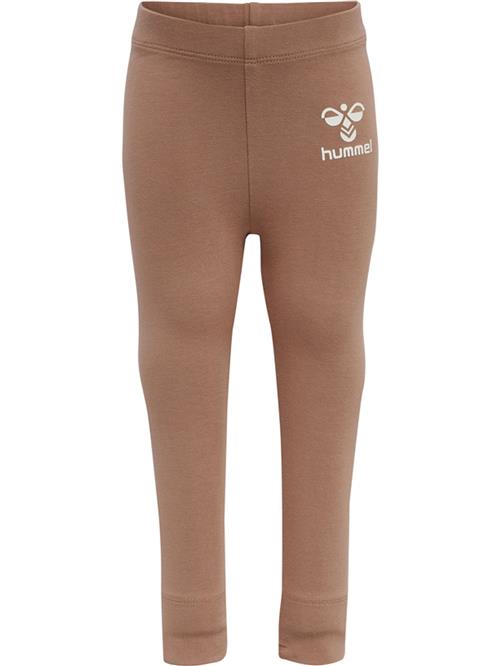 Hummel Leggings  lysebrun / hvid