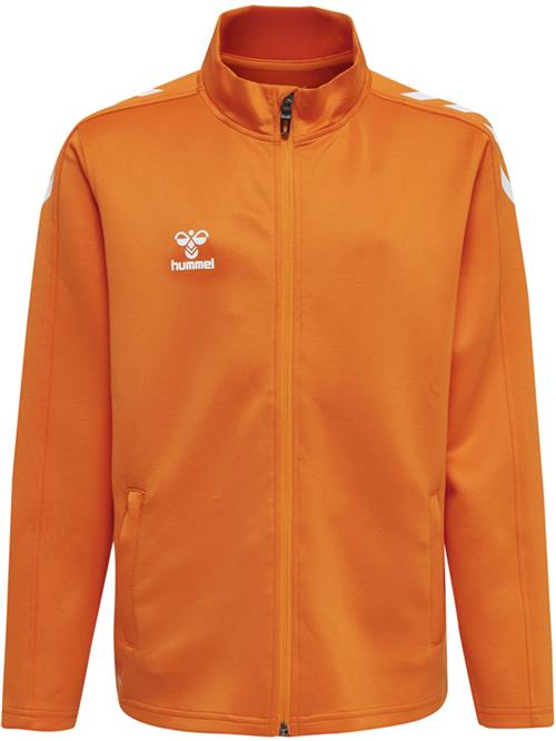 Hummel Sportssweatjakke 'Core Xk Poly'  orange / hvid