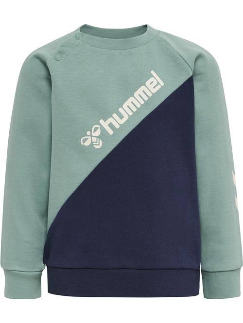 Hummel Sportsweatshirt  navy / pastelgrøn / offwhite