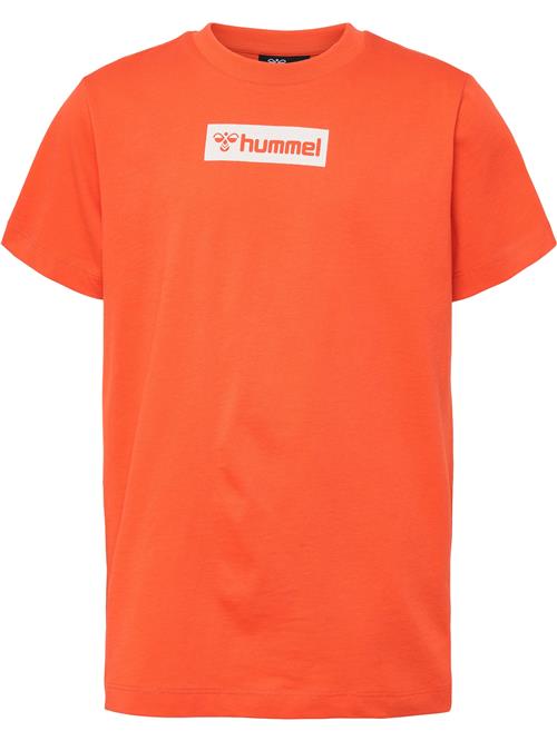 Hummel Shirts  mørkeorange / hvid