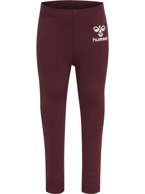 Hummel Leggings 'Maule'  vinrød / hvid