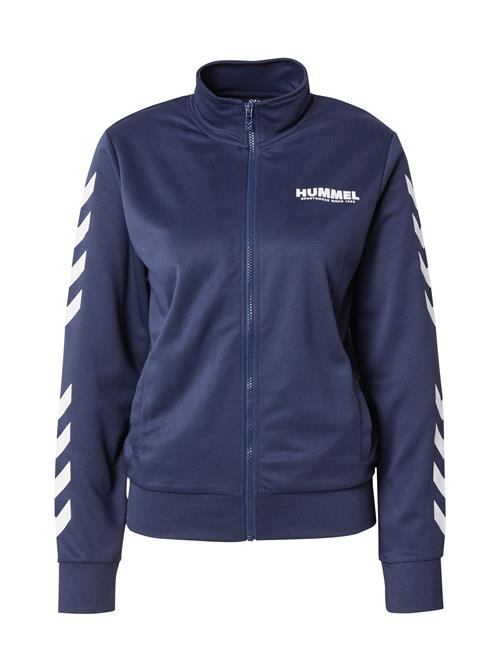 Hummel Sportssweatjakke 'Legacy'  marin / hvid