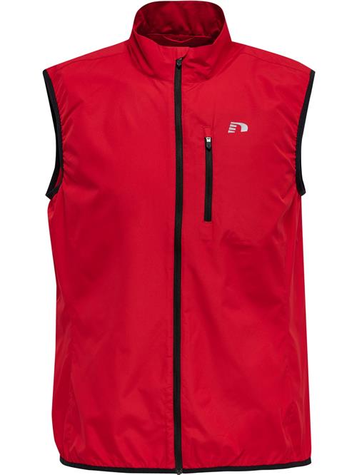 Newline Sportsvest  grå / mørkerød / sort