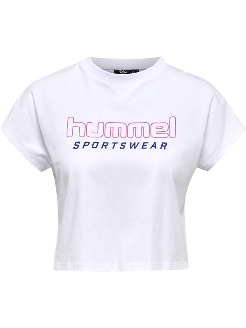 Hummel Funktionsbluse  mørkeblå / pink / hvid