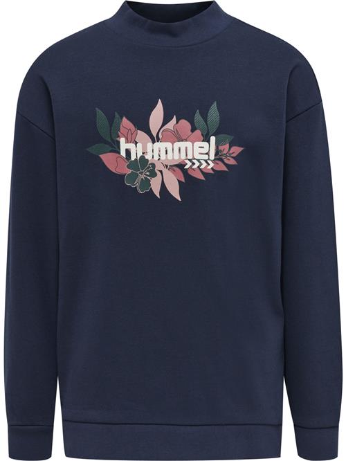 Hummel Sweatshirt  marin / mørkegrøn / rosé / gammelrosa