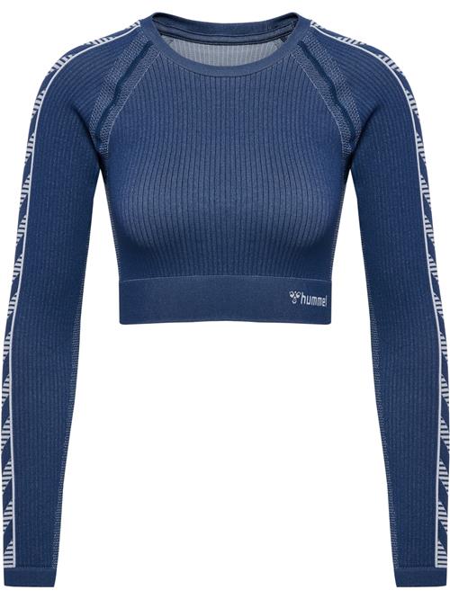 Se Hummel Funktionsbluse  navy / hvid ved About You