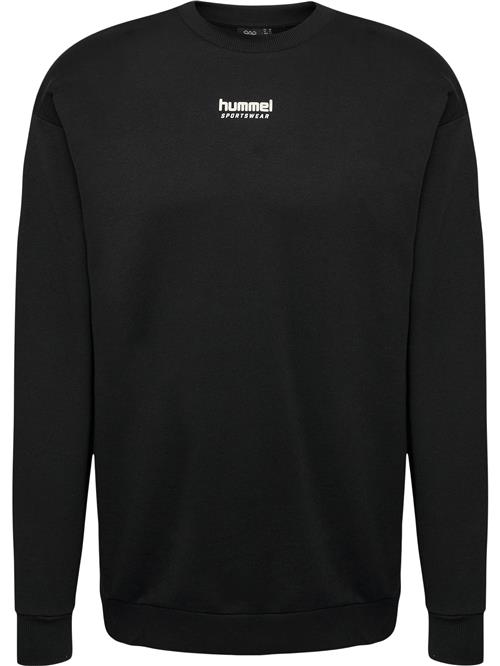 Hummel Sweatshirt 'LGC NATE'  sort / hvid