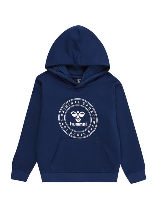 Hummel Sweatshirt 'CUATRO'  mørkeblå / hvid