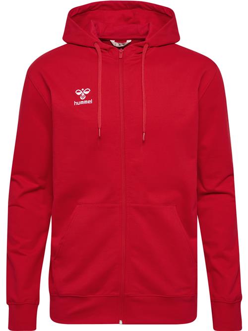 Hummel Sportssweatjakke 'GO 2.0'  cranberry / hvid