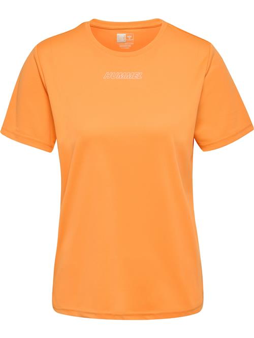 Hummel Funktionsbluse  orange / hvid