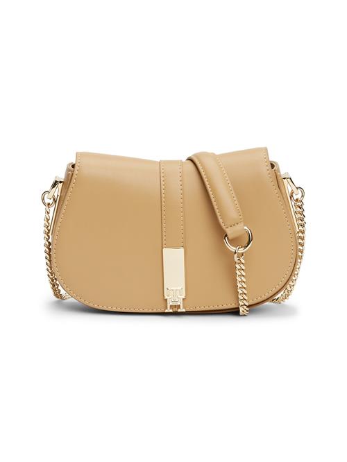 TOMMY HILFIGER Skuldertaske 'Heritage'  beige / guld