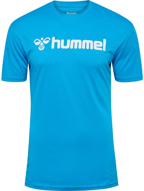 Hummel Funktionsskjorte  himmelblå / hvid