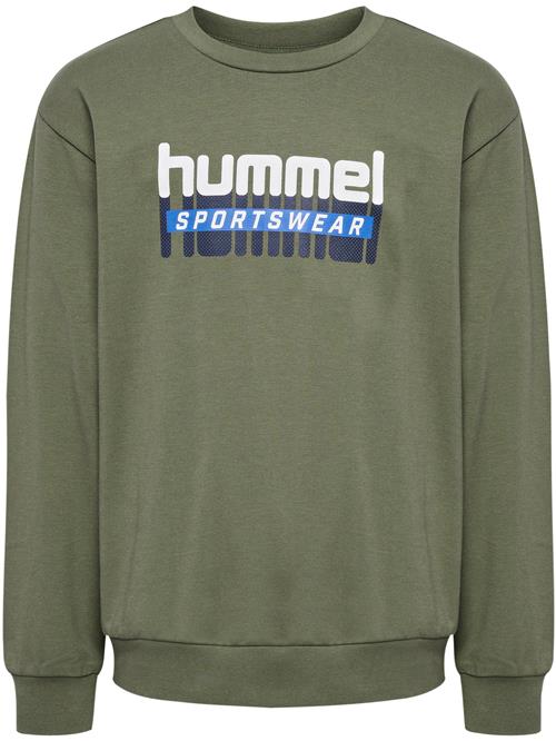 Hummel Sweatshirt 'TUKAS'  azur / mørkeblå / oliven / hvid