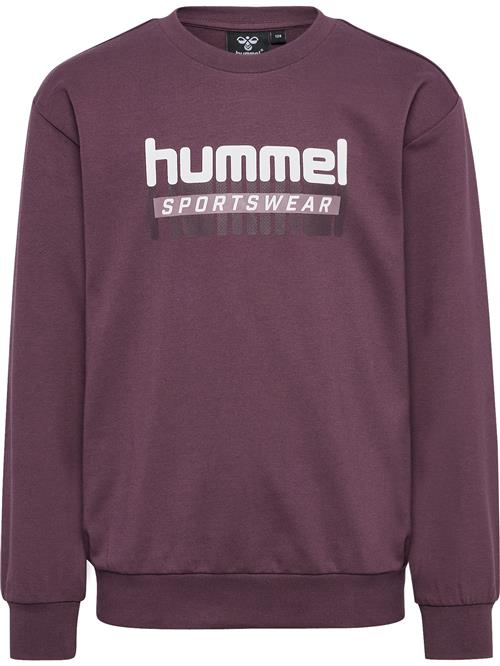 Hummel Sweatshirt 'TUKAS'  aubergine / hvid