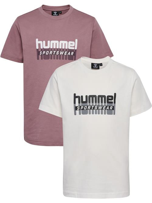 Hummel Shirts 'TUKAS'  lilla / sort / hvid