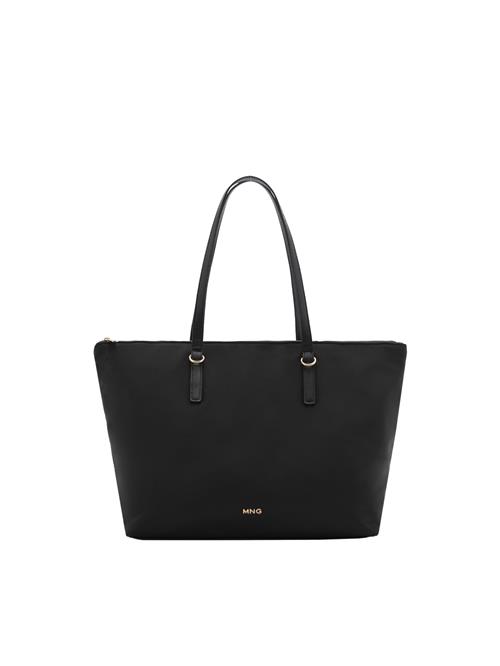 MANGO Shopper 'JULIO'  guld / sort