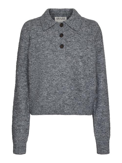 VERO MODA Pullover 'VMNOVAH'  grå-meleret