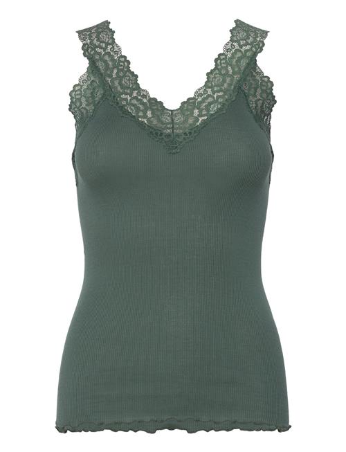 Rosemunde Organic Top W/ Lace Rosemunde Khaki