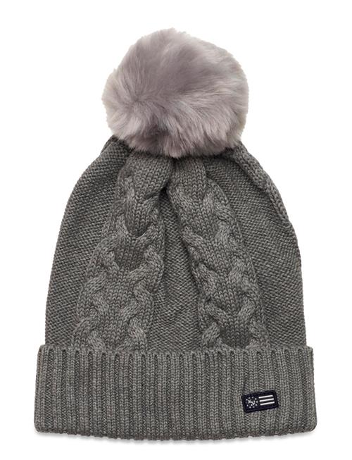 Sebago Cable Pom Beanie Sebago Grey