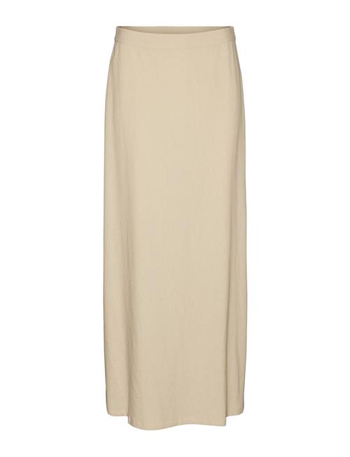 Vero Moda Vmmathilde Mr Straight Maxi Skirt D1 Vero Moda Beige