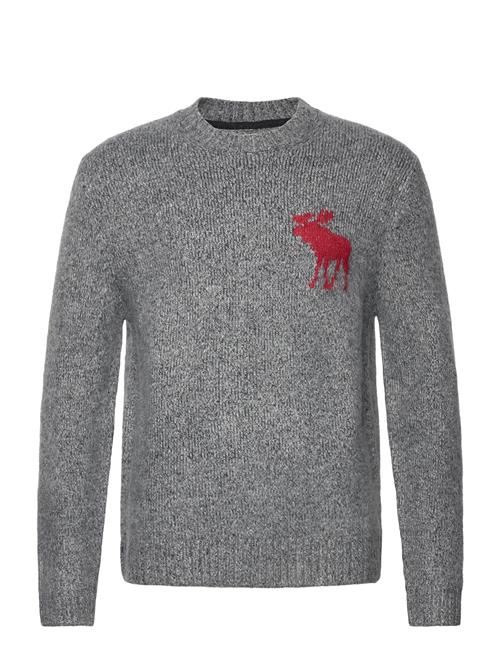 Abercrombie & Fitch Anf Mens Sweaters Abercrombie & Fitch Grey