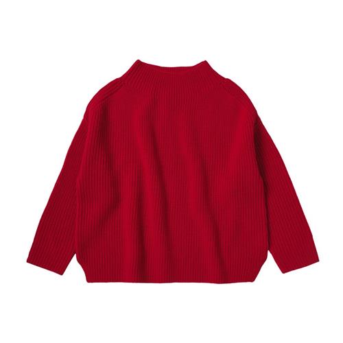 FUB Højhalset Sweater  Red | Rød | 140 cm