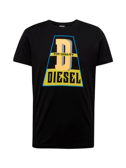 DIESEL Bluser & t-shirts 'T-DIEGOR-K61'  blå / gul / grå / rød / sort